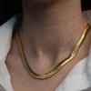 Collar Chunky Snake Dorado - La Fábrica Store